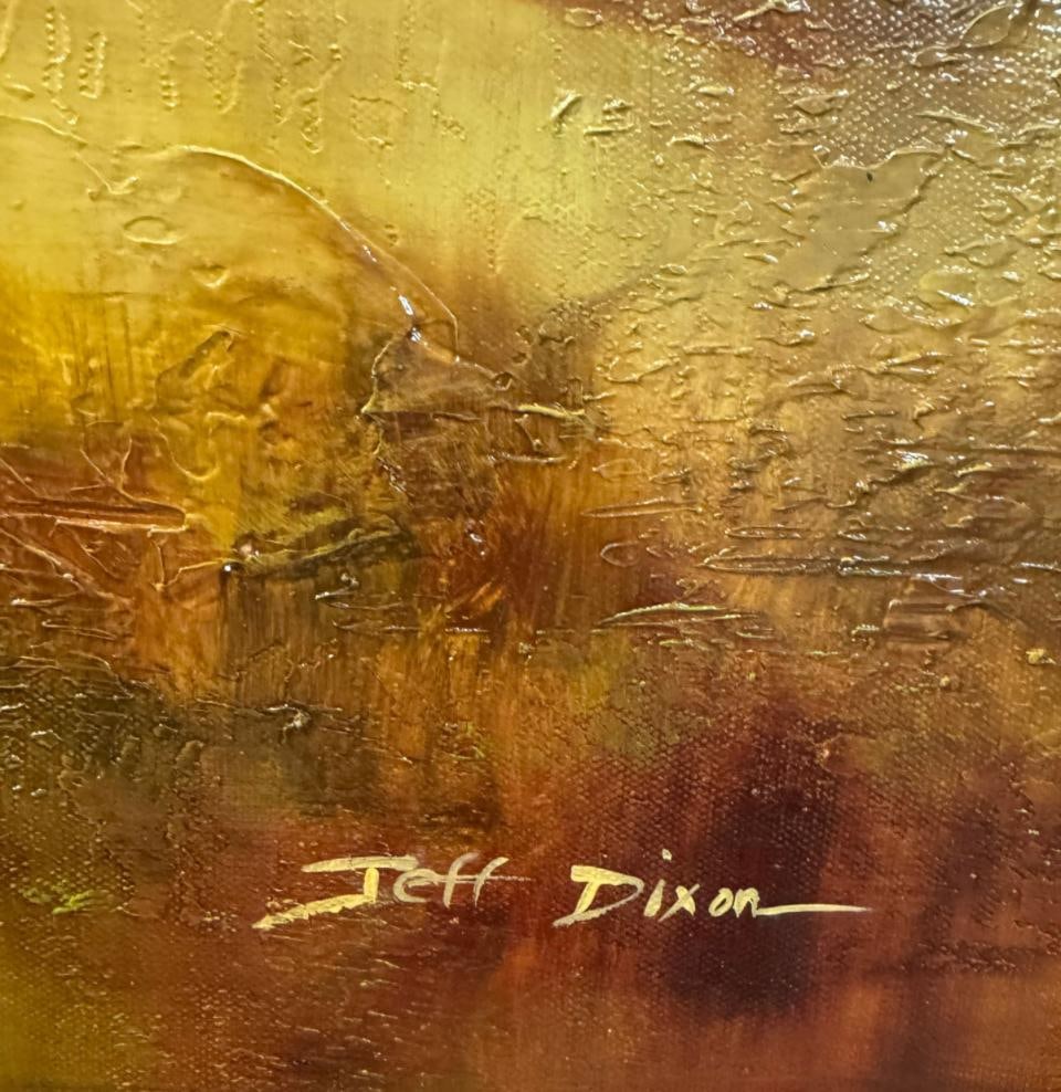 Jeff Dixon 38 X 28 Signed Original Landscape Painting - 4