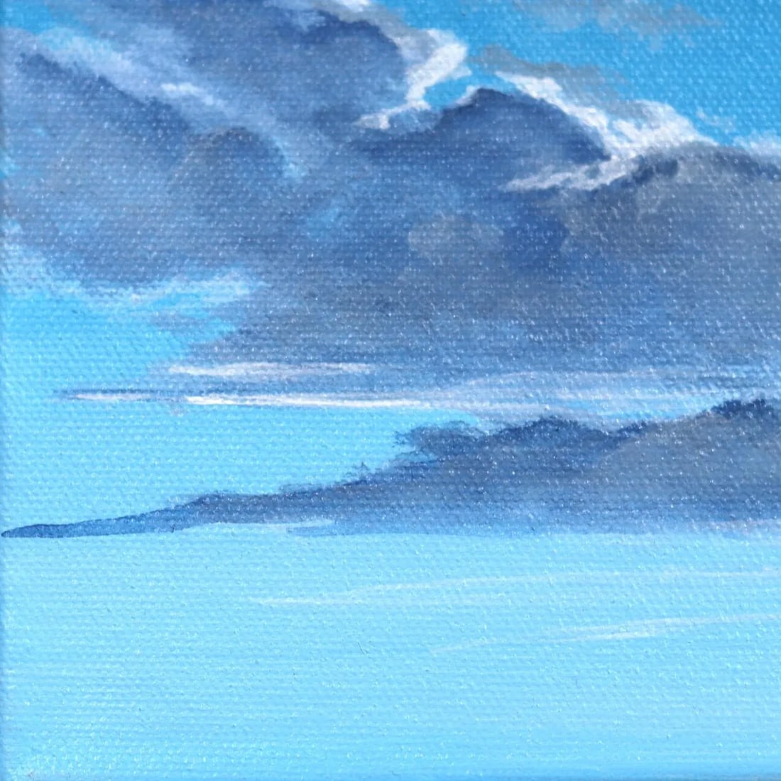 Celestial Contemporary Skyscape Acrylic Painting by Nichole McDaniel - 4