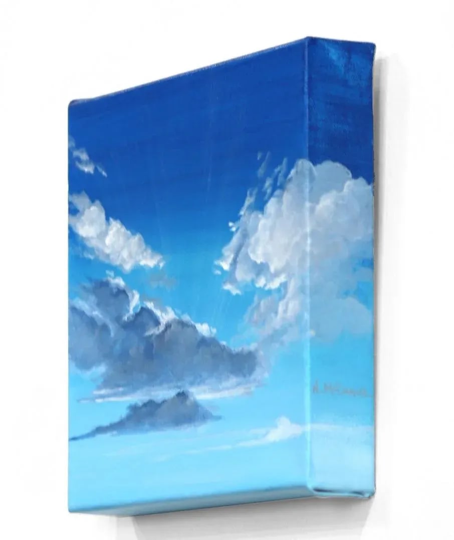 Celestial Contemporary Skyscape Acrylic Painting by Nichole McDaniel - 6