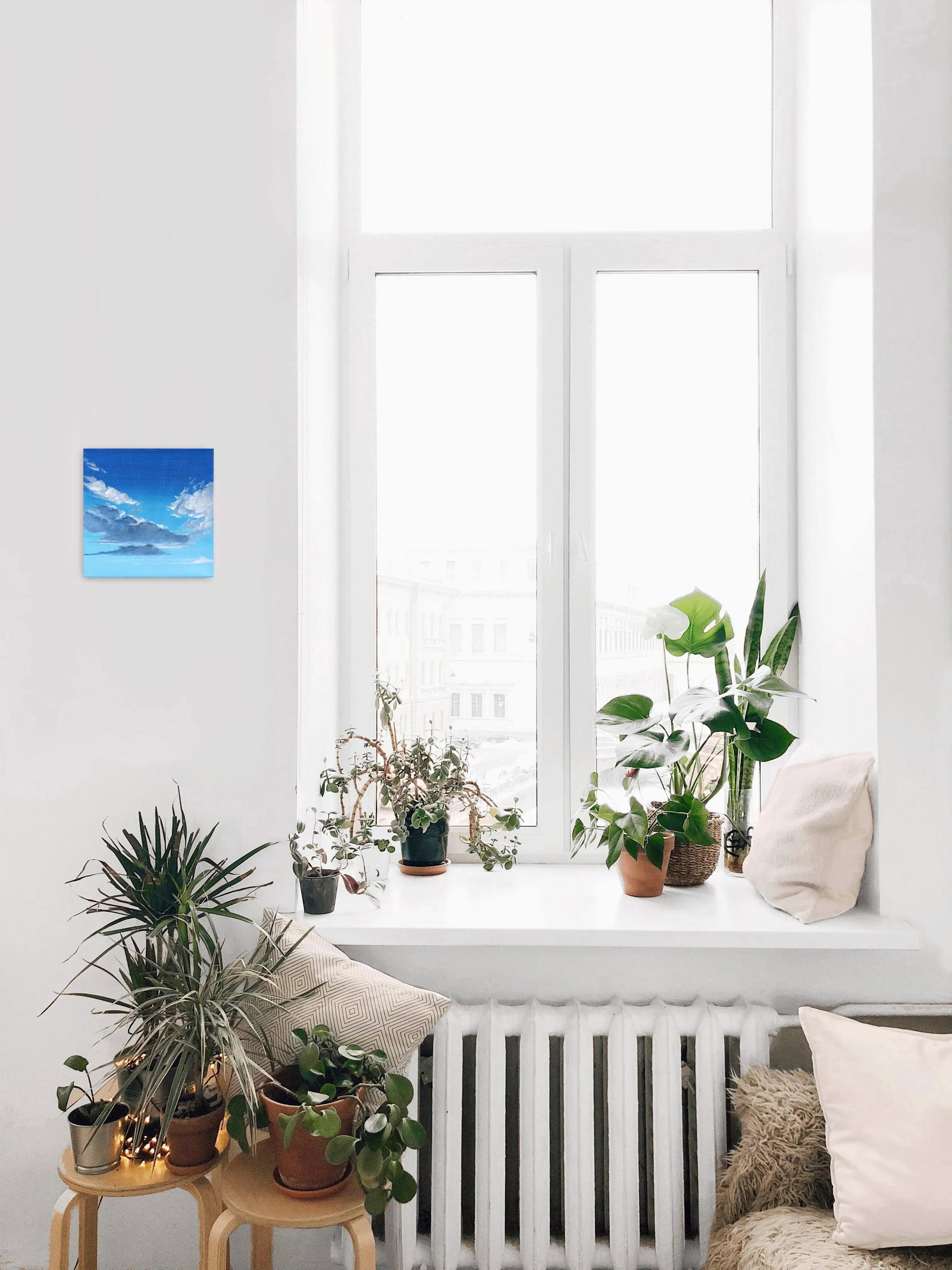 Celestial Contemporary Skyscape Acrylic Painting by Nichole McDaniel - 7