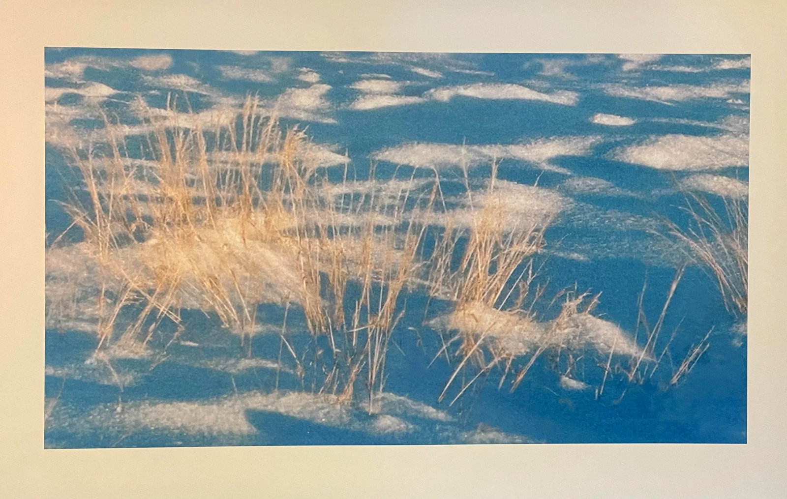 Snow and Grass Contemporary Color Photograph Print from The Estate of Gleb Derujinsky - 5