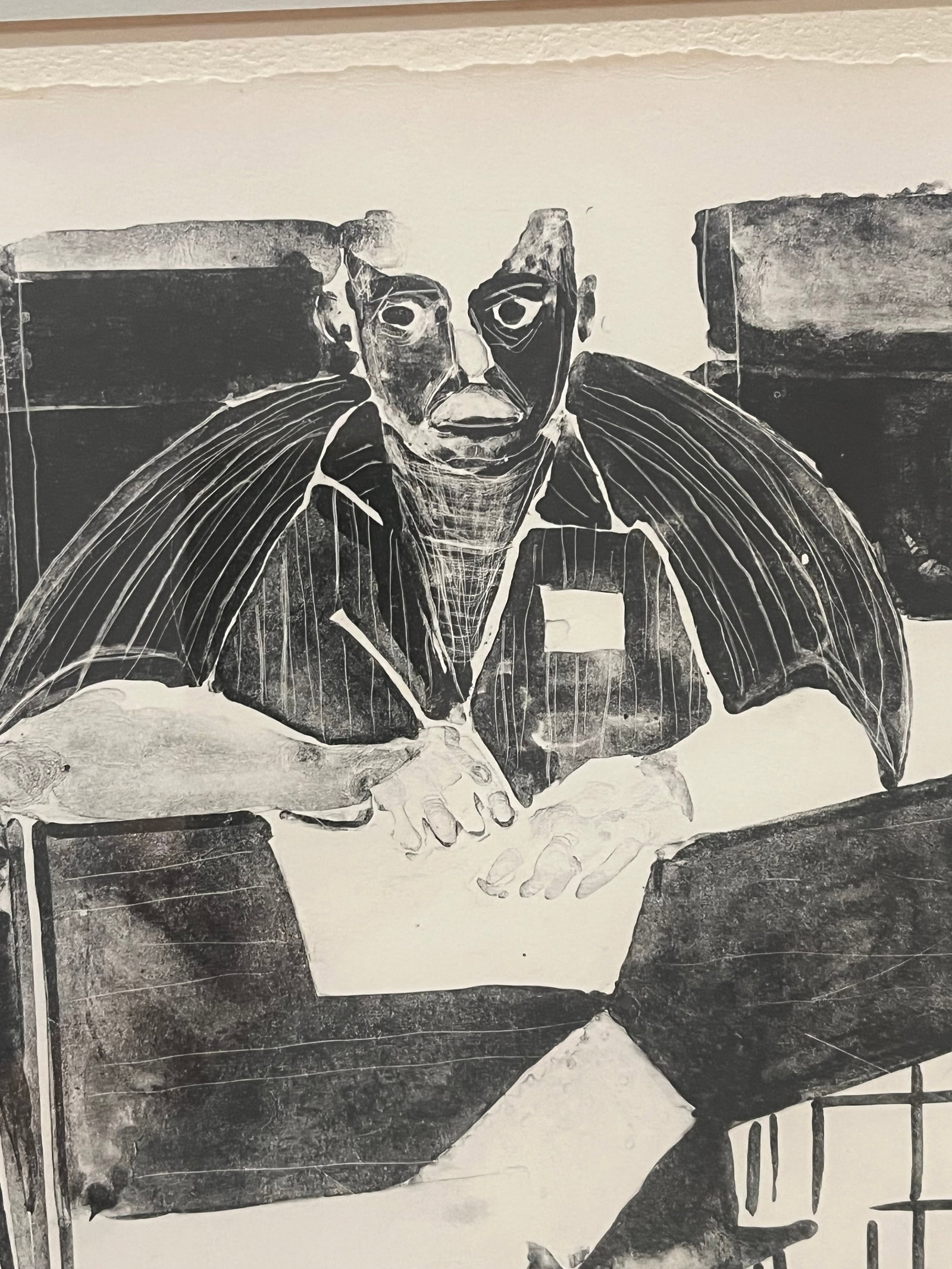 Ted Faiers Woodcut Print Dated 1966 - 8