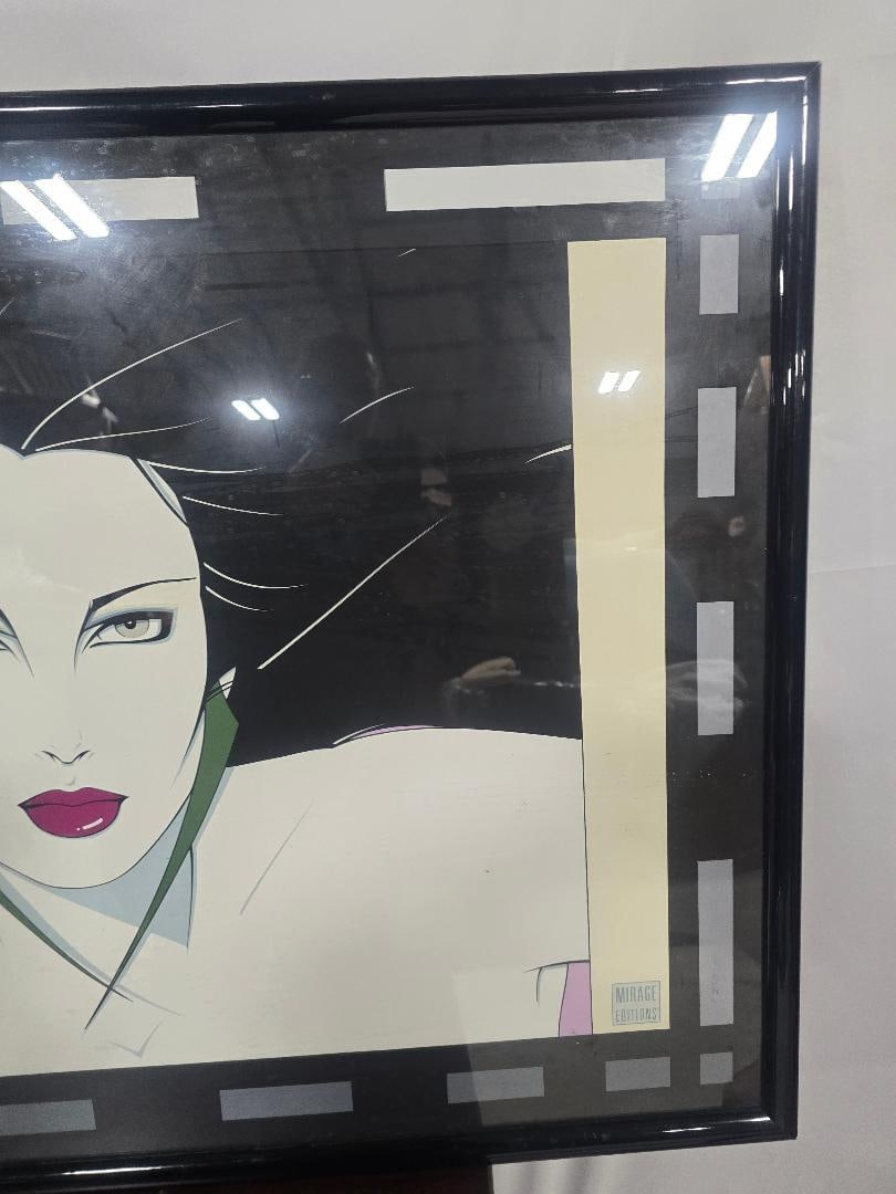Vintage Patrick Nagel Mirage Editions Framed Art Print - 2
