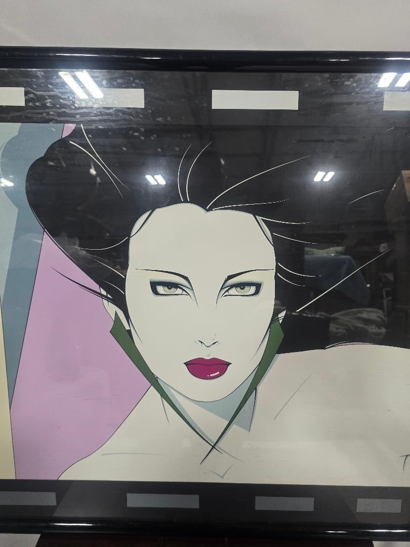 Vintage Patrick Nagel Mirage Editions Framed Art Print - 6