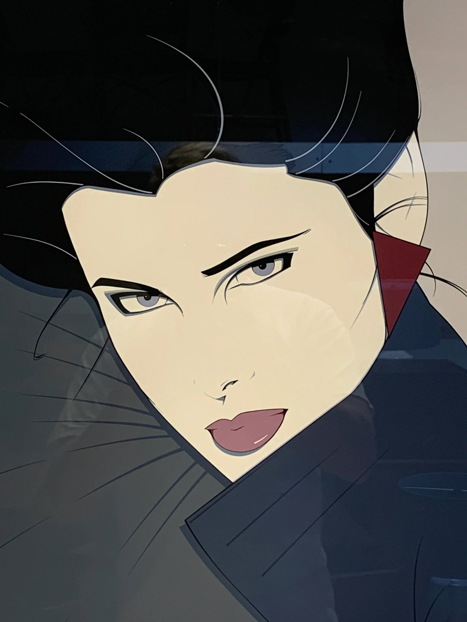 Patrick Nagel 1980s "Gallery in the Courtyard" Limited Edition Serigraph, Framed - 2