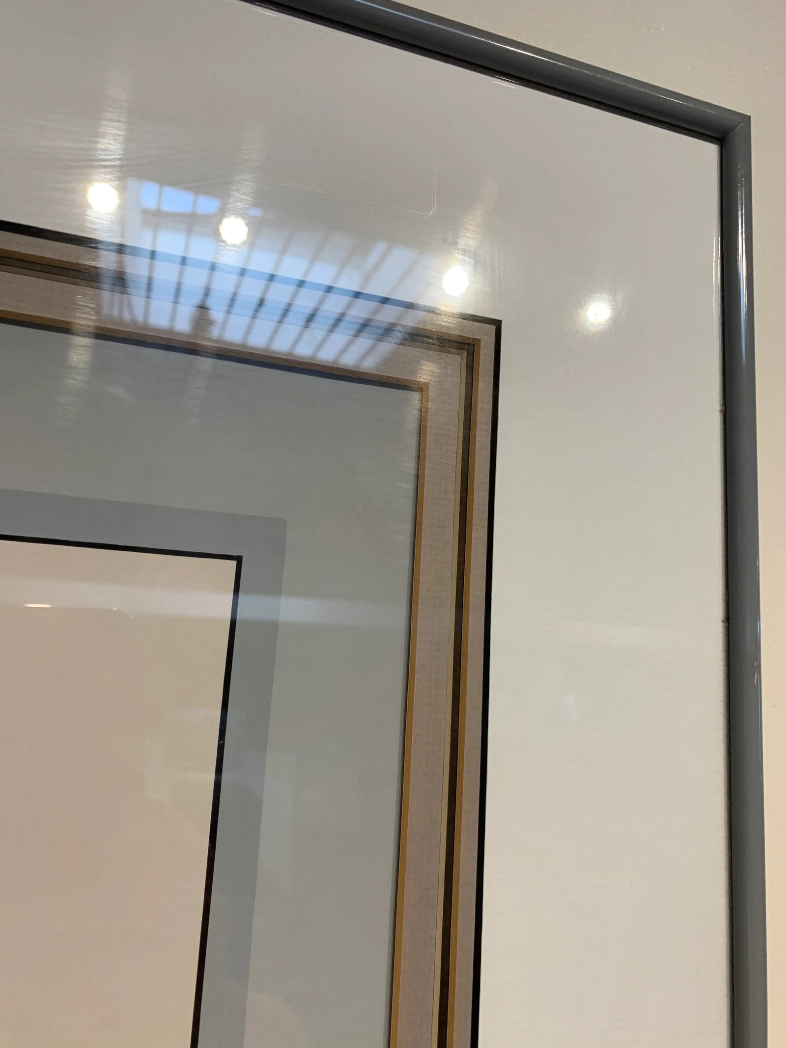 Patrick Nagel 1980s "Gallery in the Courtyard" Limited Edition Serigraph, Framed - 3