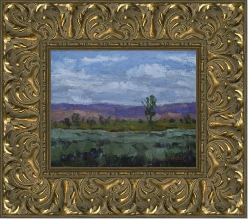 Southwest Desert Landscape Oil Painting - Southwestern Decor - 5