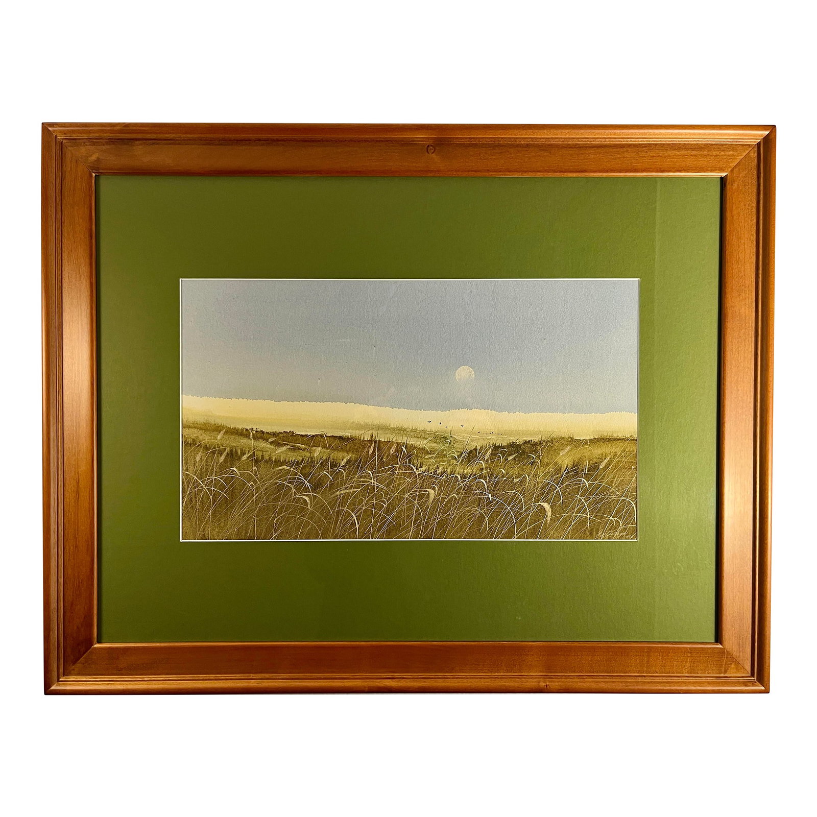 1973 Guillermo Zuniga Original Watercolor Painting on Board Framed and Signed (1 of 6)