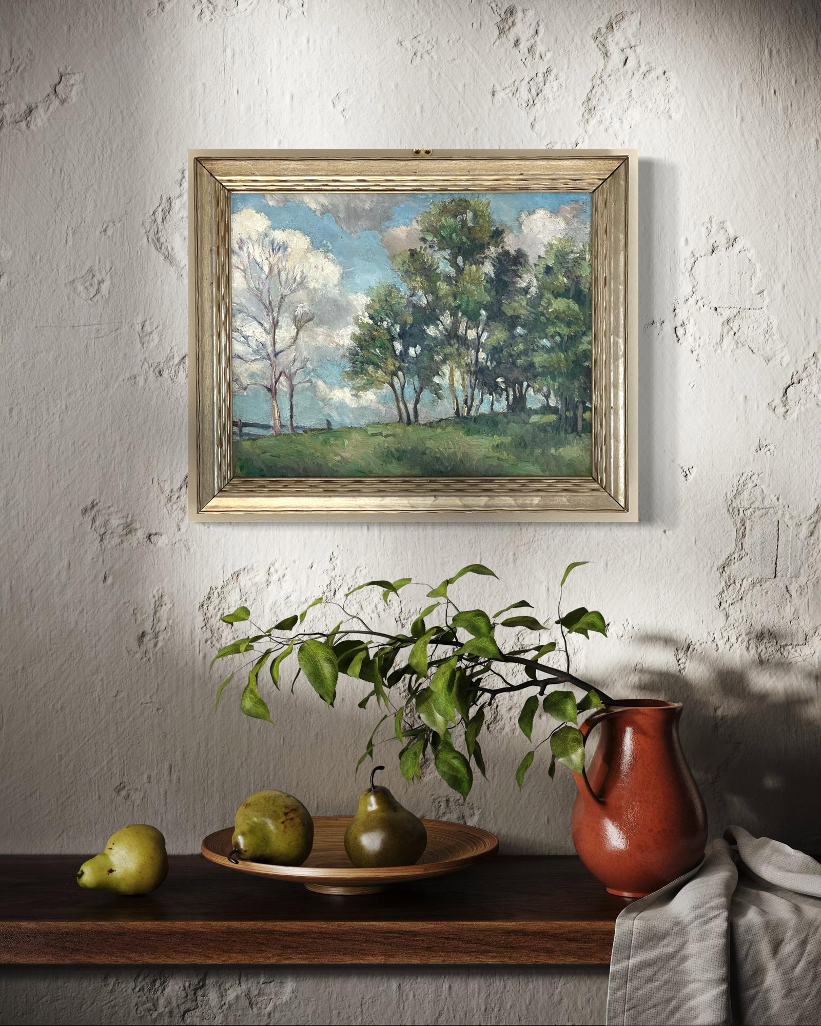 Early 20th Century Landscape Oil Painting by Norman Braley, Framed - 10