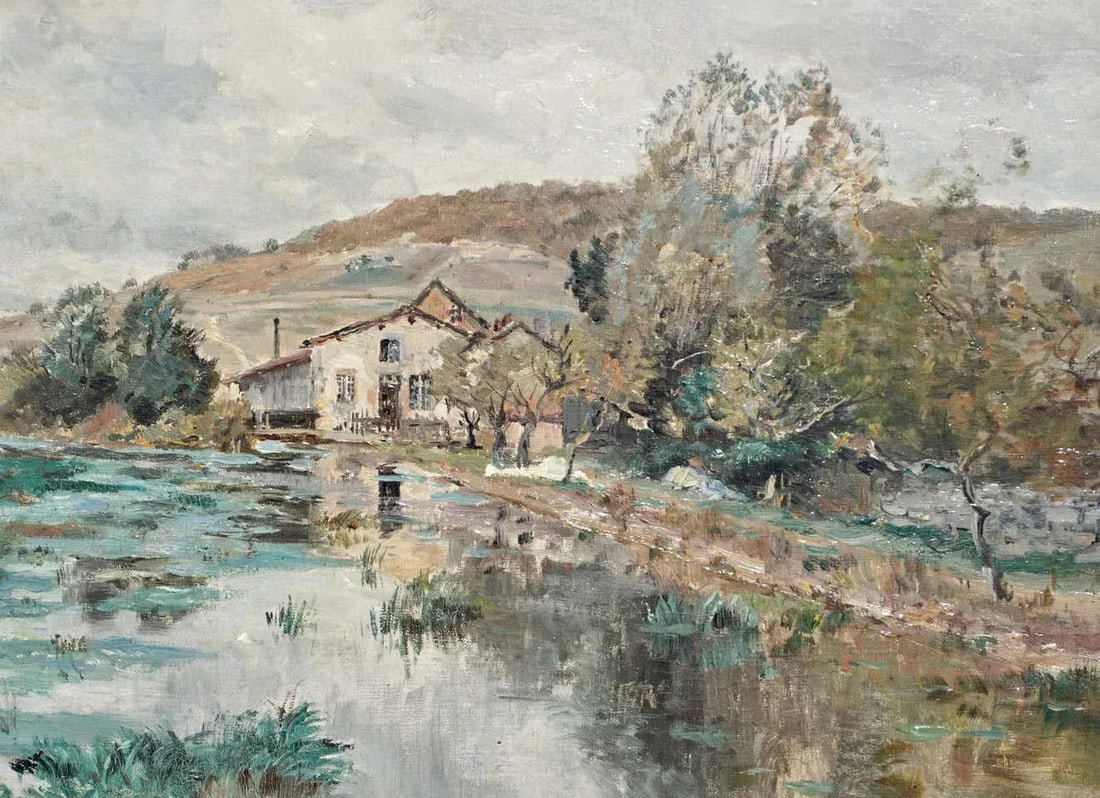 Edmond Marie Petitjean French Landscape Painting - 3