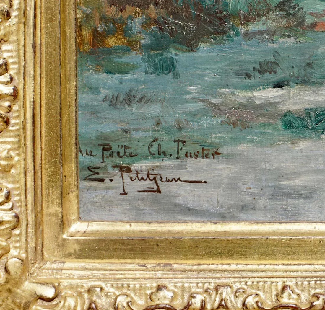 Edmond Marie Petitjean French Landscape Painting - 4