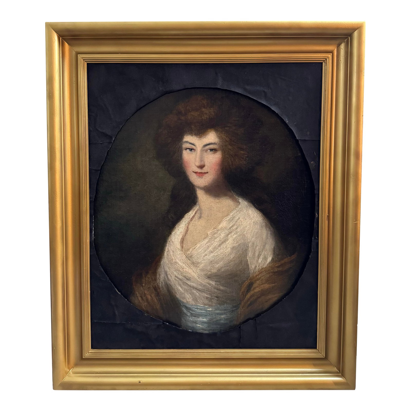 18th Century Portrait Painting of a Young Lady Attributed to Dupont Gainsborough, English: This listing is for a mid 18th century English portrait painting. This painting dates to the 2nd half of the 18th century and is attributed to British artist, Dupont Gainsborough (1754-1797). Gainsbor