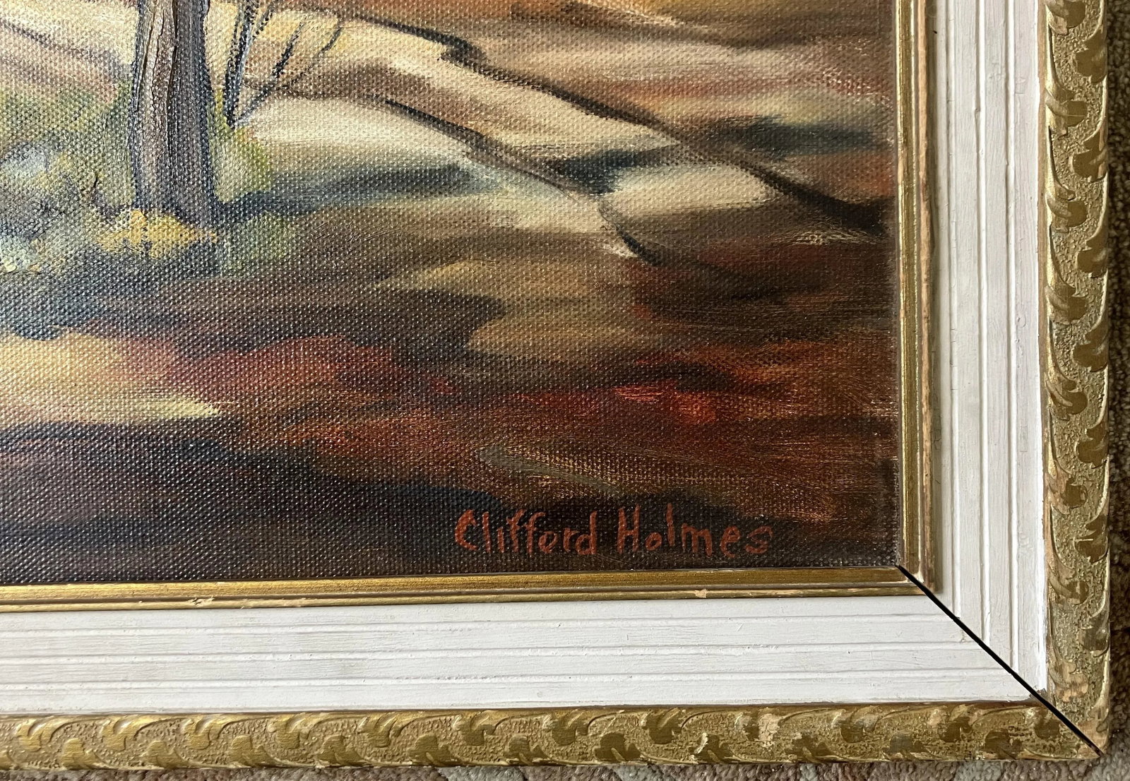 Mid 20th Century Bundalloch, Scotland Landscape Oil Painting by Clifford Holmes - 3