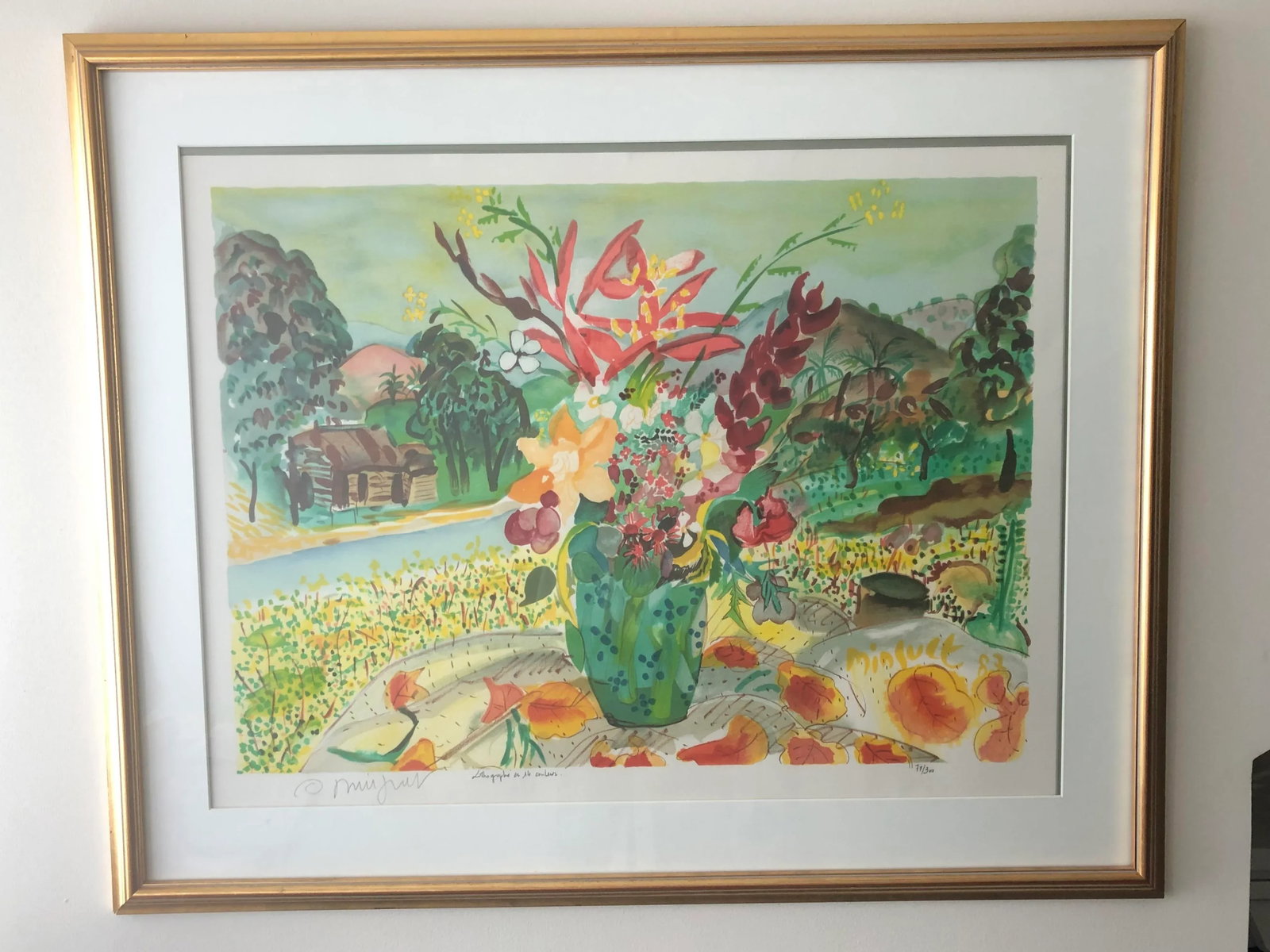 1980s Alexandre Minguet Numbered Serigraph of St. Martin, Framed - 8