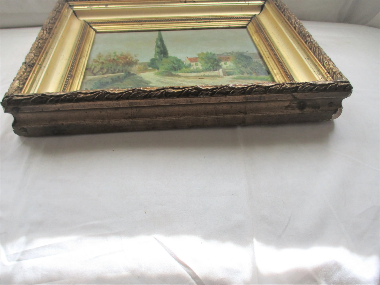 Mid 19th Century English Country House Scene Oil Painting Signed Laporte, Framed - 4