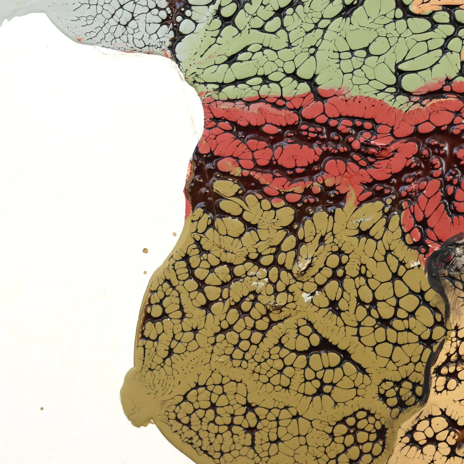 Inside Me Contemporary Surrealist Figurative Mixed-Media Painting by Alessandro Casetti, Framed - 4