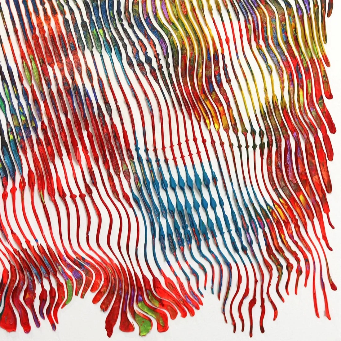 Can You See Me Jimi Hendrix Original Op Art Pop Icon Portrait Painting by Virginie Schroeder - 5