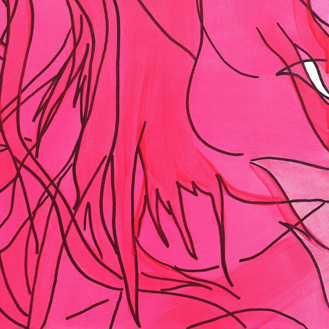 Pink VII Contemporary Minimalist Figurative Acrylic Painting by Hilary Bond - 5