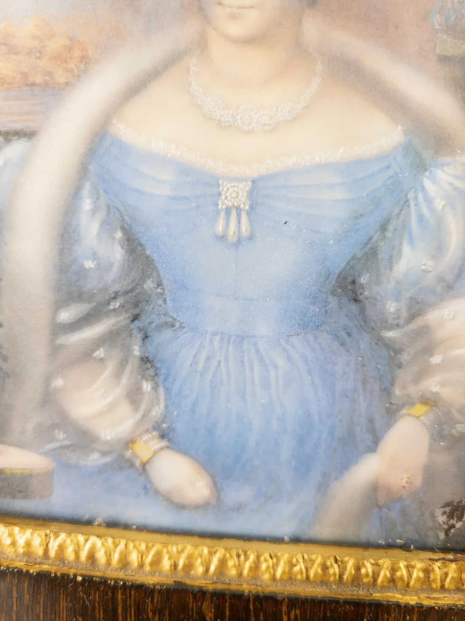 Fine Miniature Portait Painting of a Lady, Possibly New England - 10