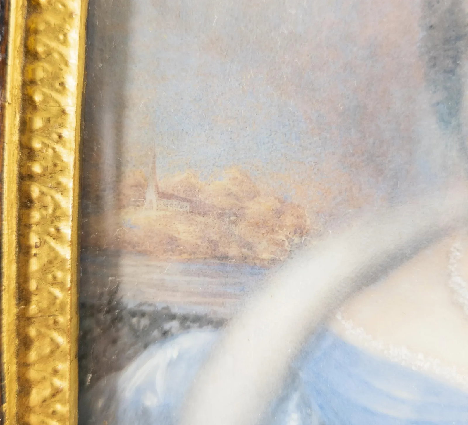 Fine Miniature Portait Painting of a Lady, Possibly New England - 11