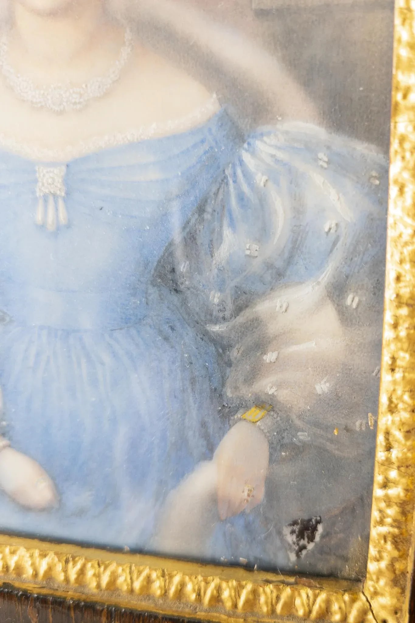 Fine Miniature Portait Painting of a Lady, Possibly New England - 8