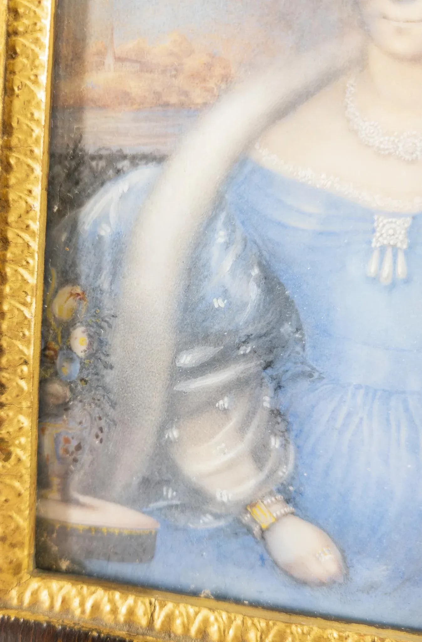 Fine Miniature Portait Painting of a Lady, Possibly New England - 9