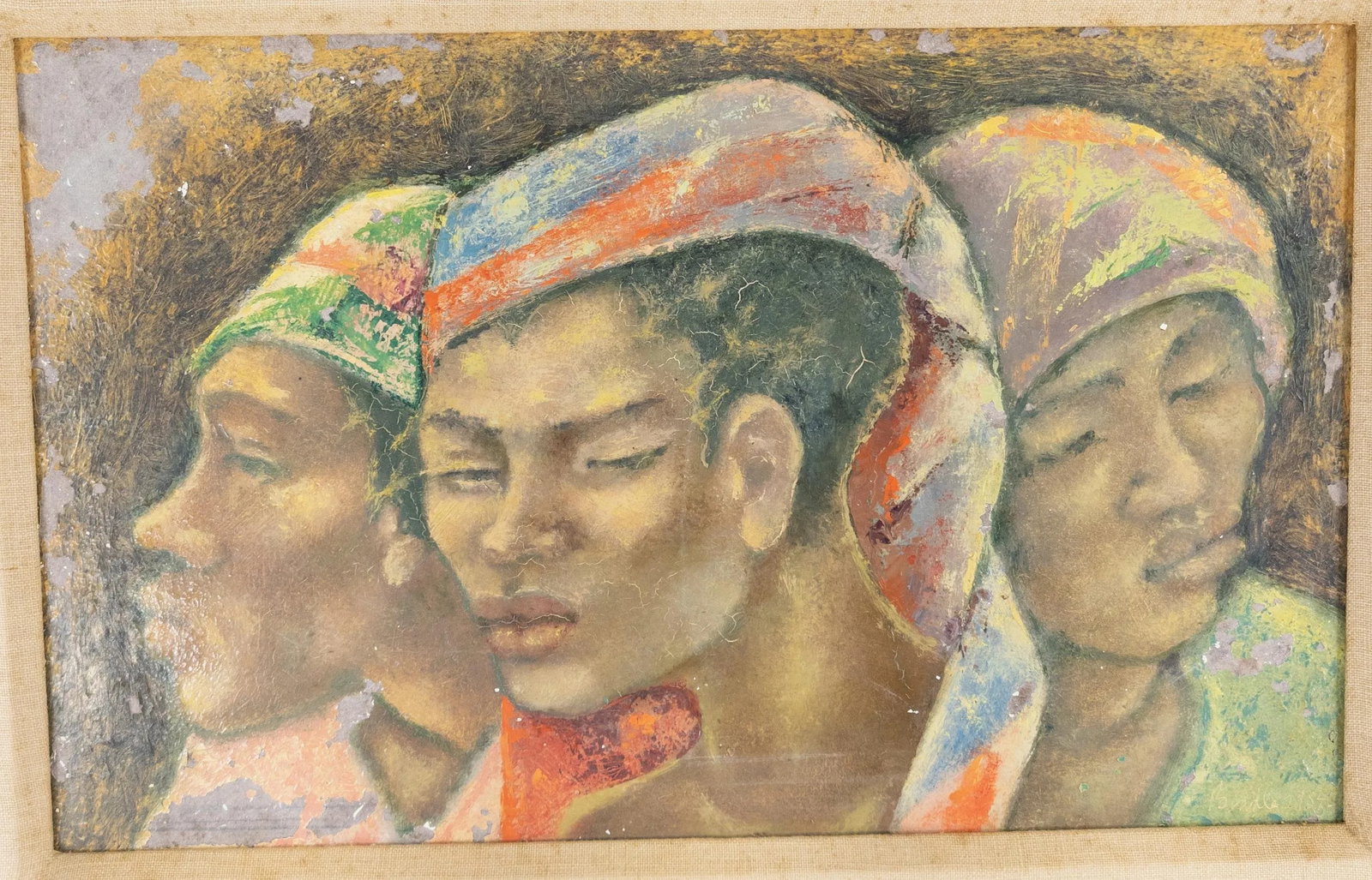 American Painting of Tahitian Women by George Biddle - 2