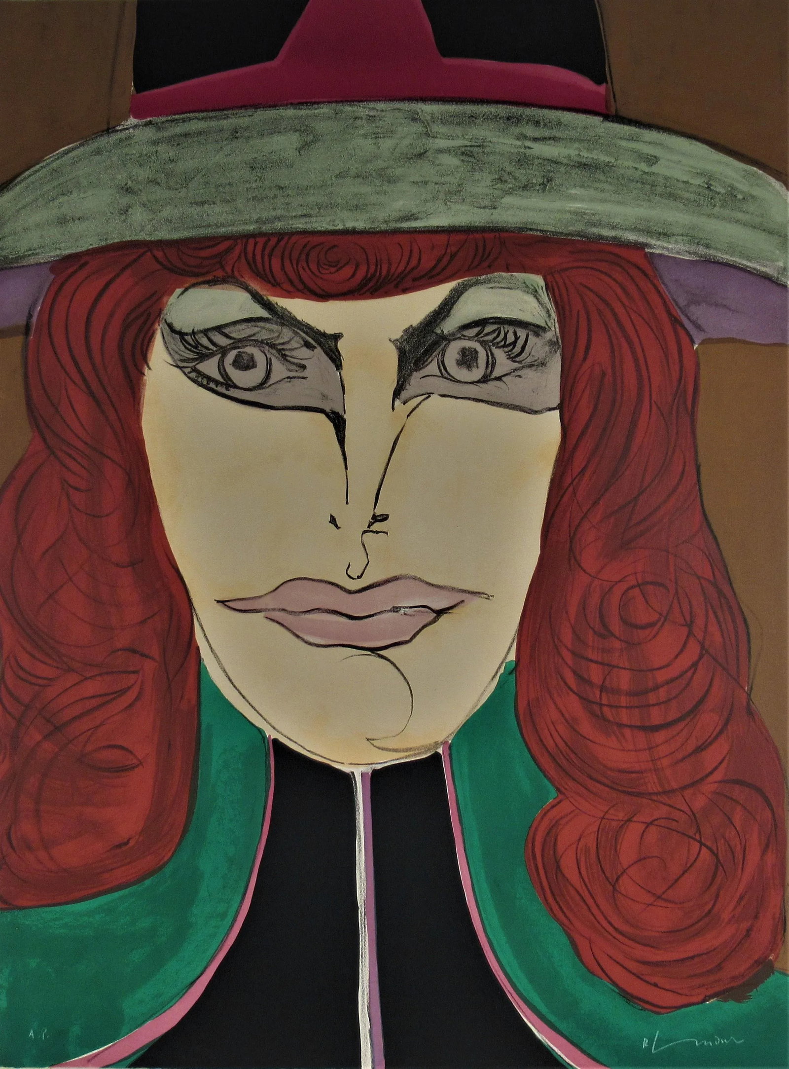 Richard Lindner, Red Head, 1971 - 4