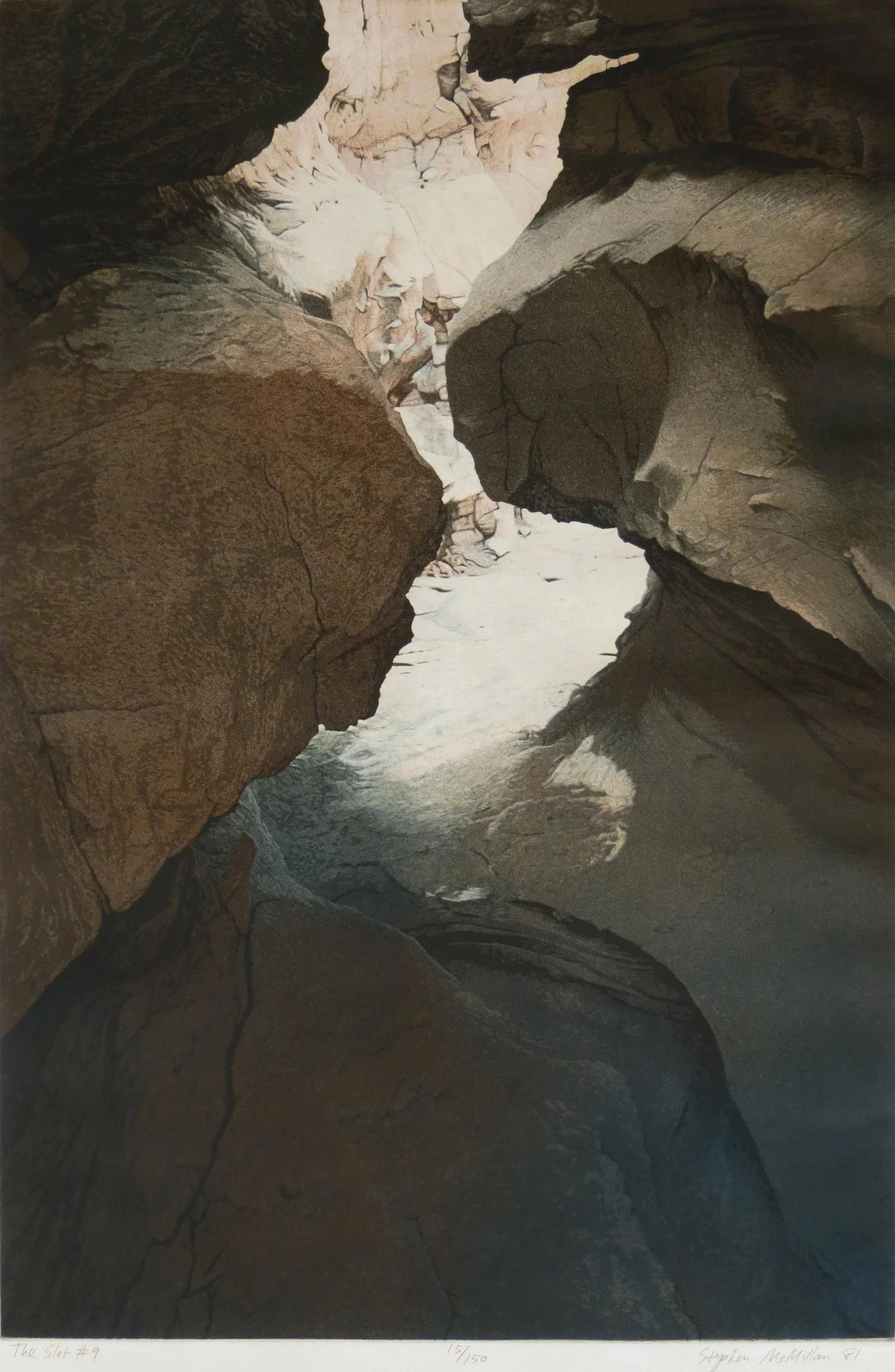 Stephen McMillan Large Aquatint Etching - the Slot #9 - 2
