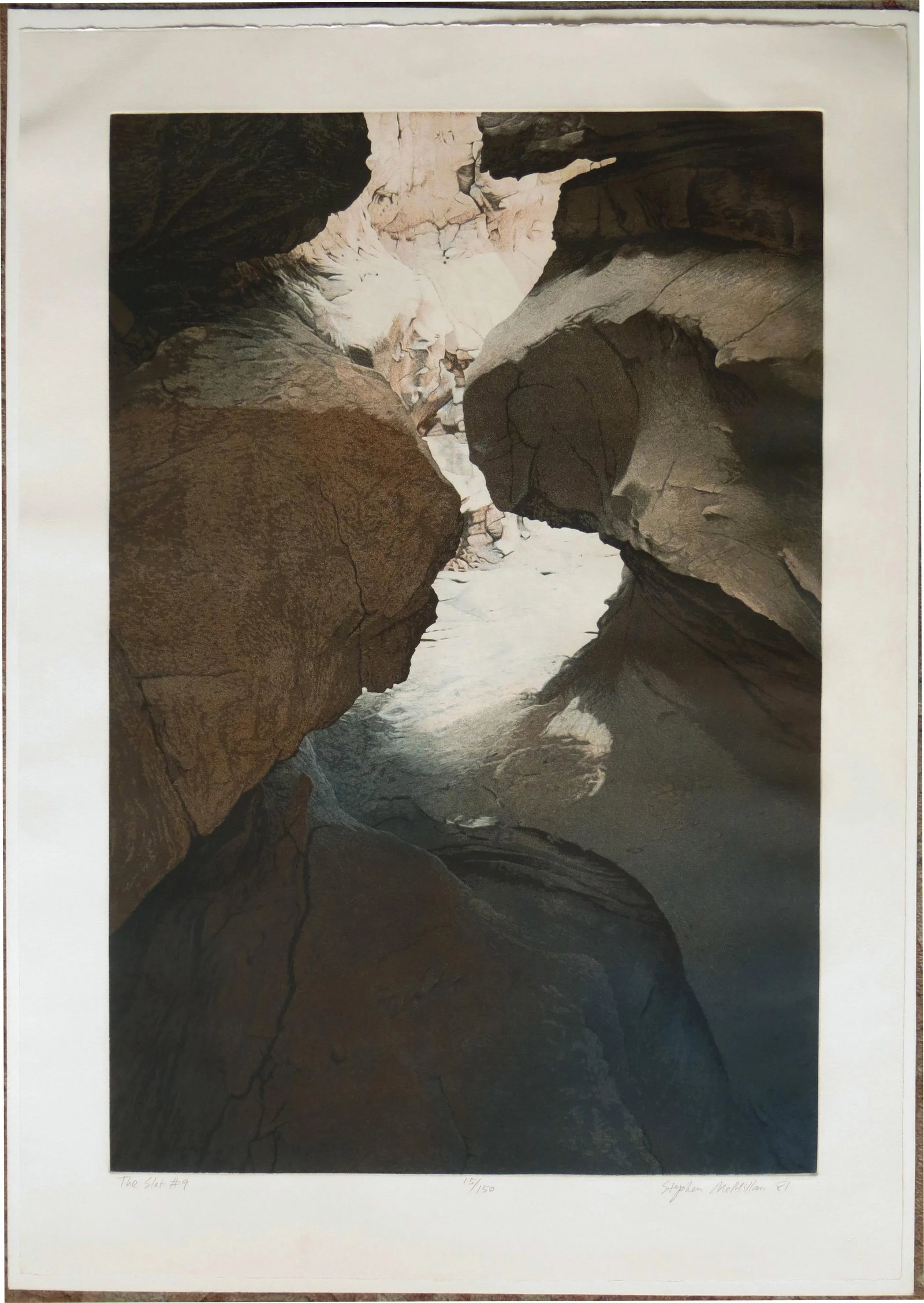Stephen McMillan Large Aquatint Etching - the Slot #9 - 7