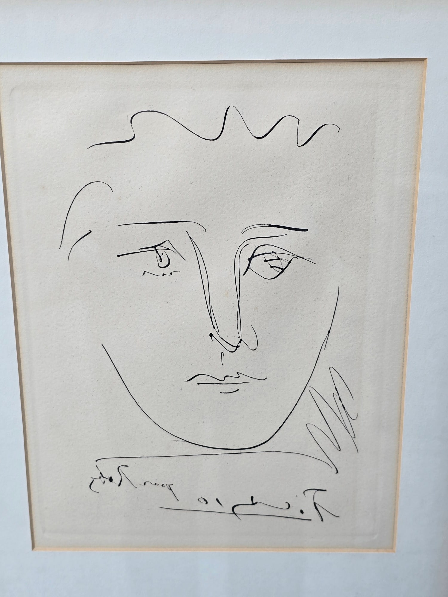 Mid 20th Century Pablo Picasso Authorized Etching of "Poor Robie" - 2