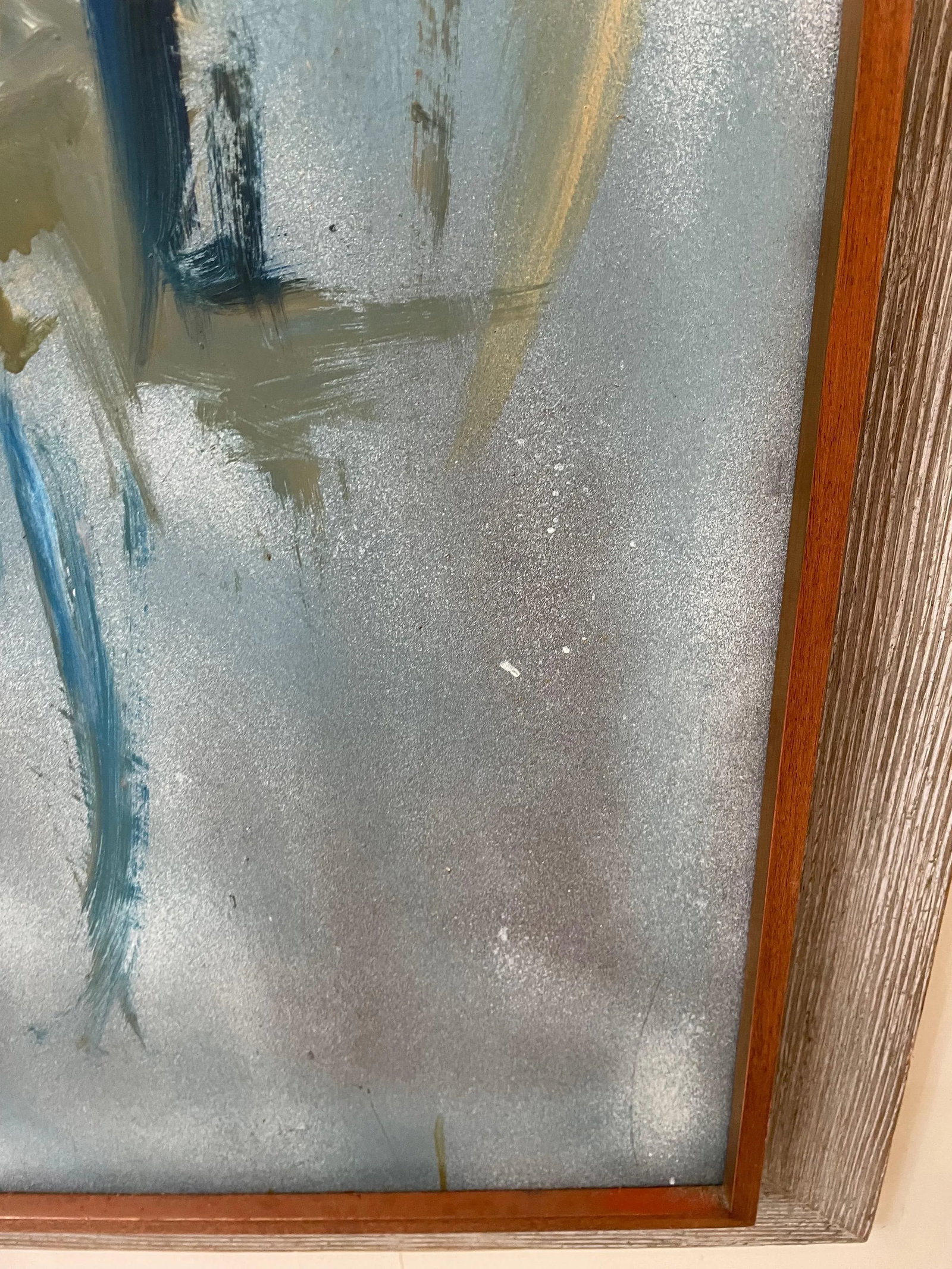 1960s "Lawmaker" Expressionist Original Portrait Oil Painting of a Man by Myrtle Posner, Framed - 5