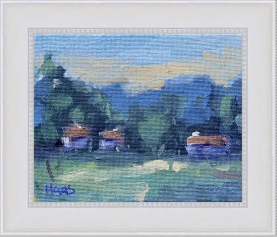 Contemporary Impressionist Oil Landscape Original - 2