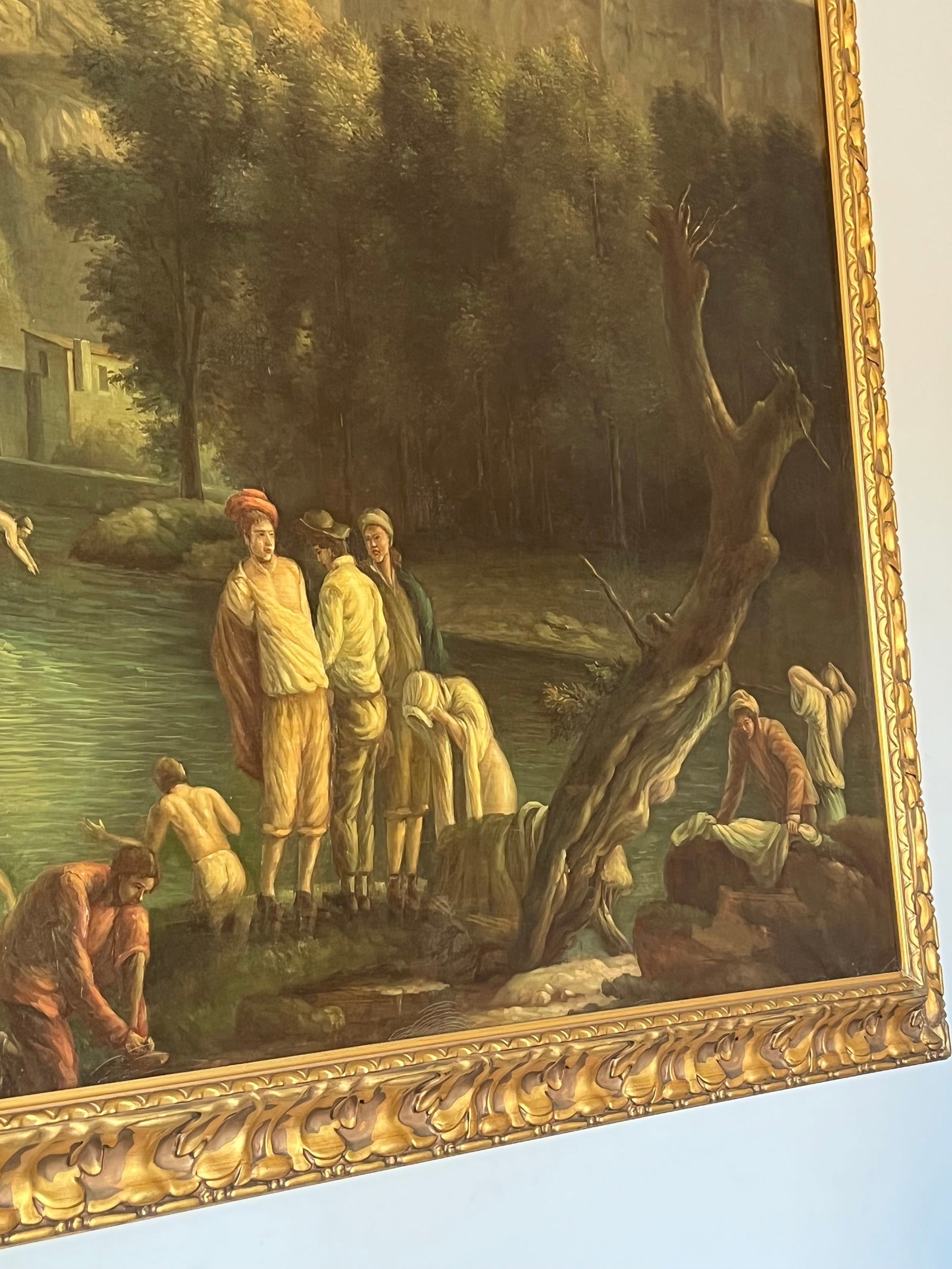 Oil on Canvas Late 20th Century "The Falls at Tivoli" Italian Landscape Painting, Unsigned. - 3