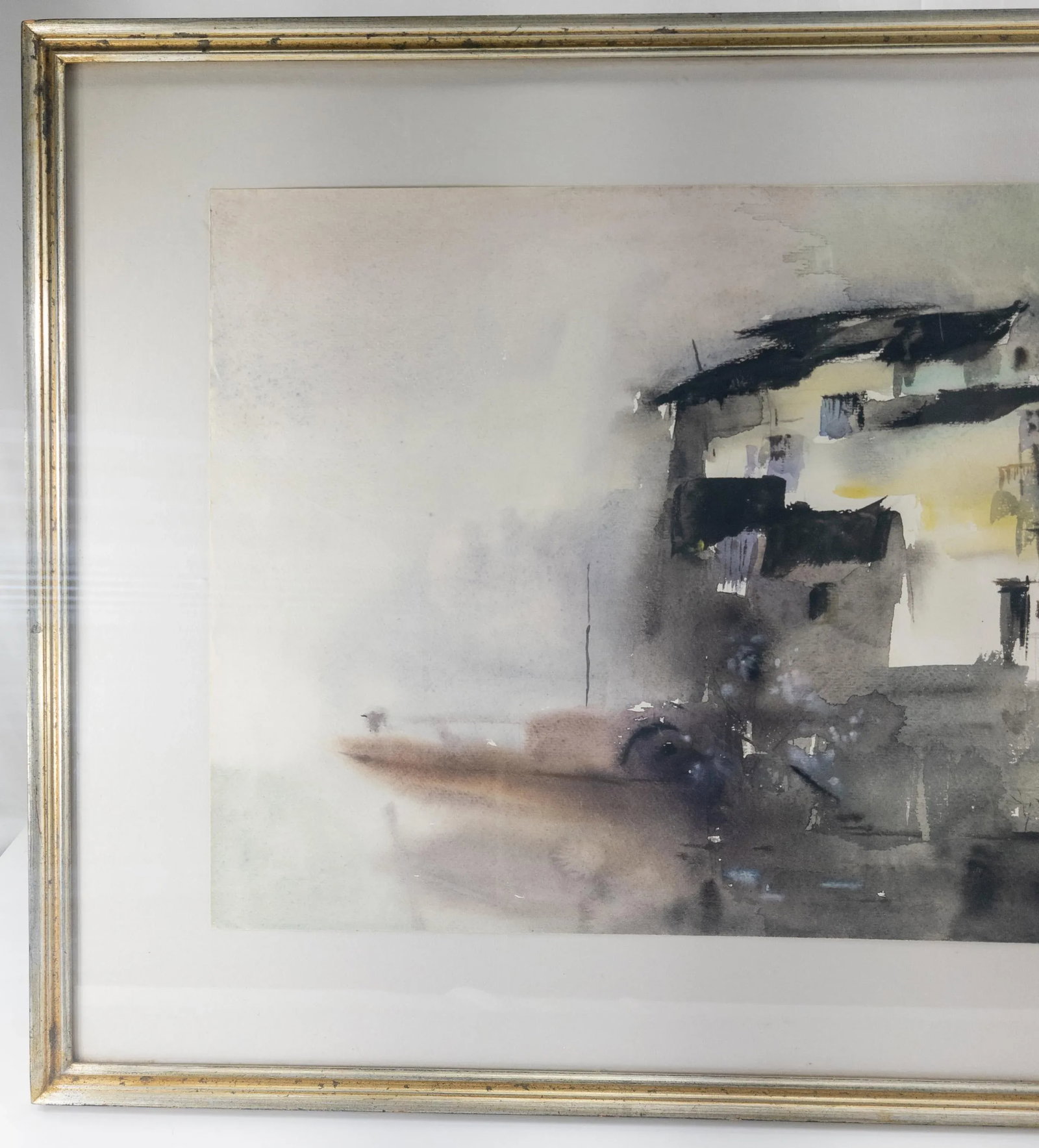 Chinese or South East Asian Watercolor Inkwash Painting - 2
