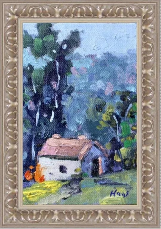 Modern Impressionist Oil Landscape - 5