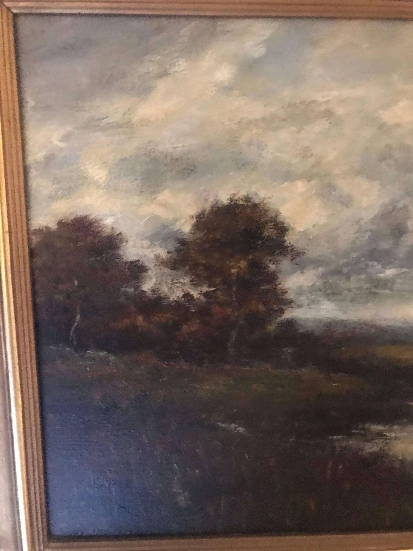 19th Century Hudson River School Style Bucolic Landscape Oil Painting Signed A. H. Wyant, Framed - 6
