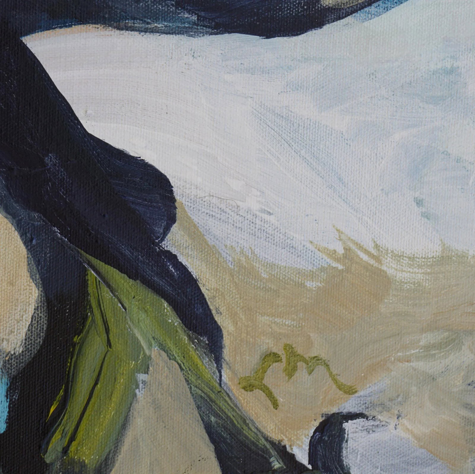 Down to Earth Abstract Landscape by Laurie MacMillan, Framed - 5