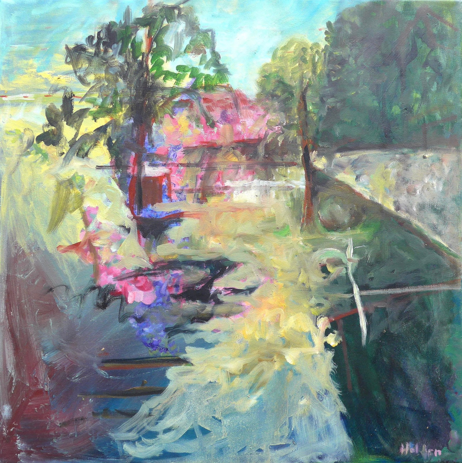 Martha Holden Caribbean Mystery Modern Oil Painting - 3