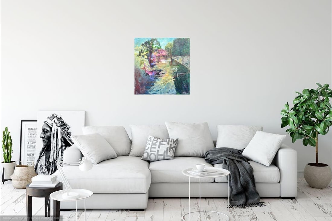 Martha Holden Caribbean Mystery Modern Oil Painting - 4