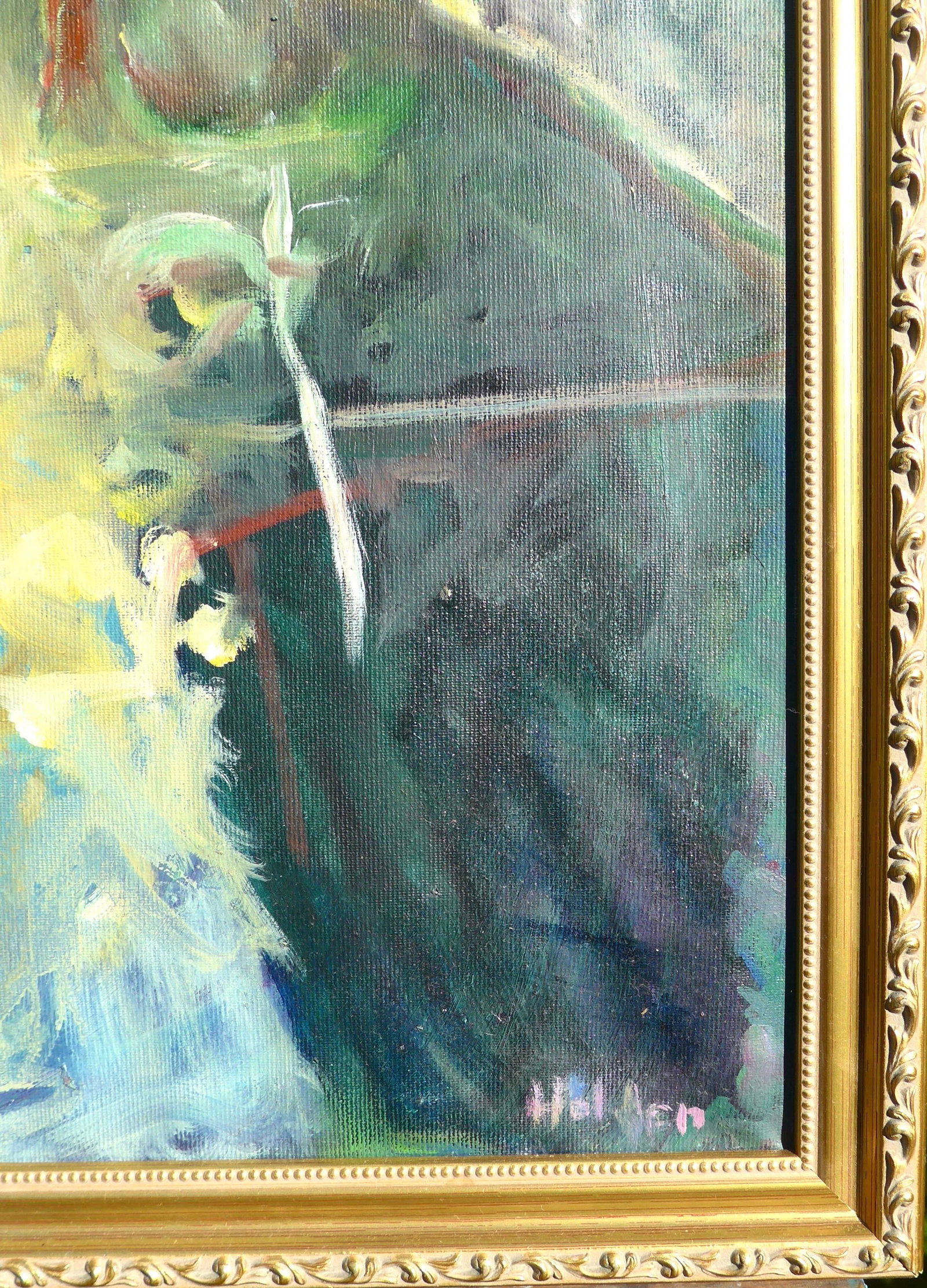 Martha Holden Caribbean Mystery Modern Oil Painting - 5