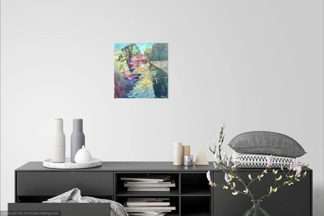 Martha Holden Caribbean Mystery Modern Oil Painting - 6