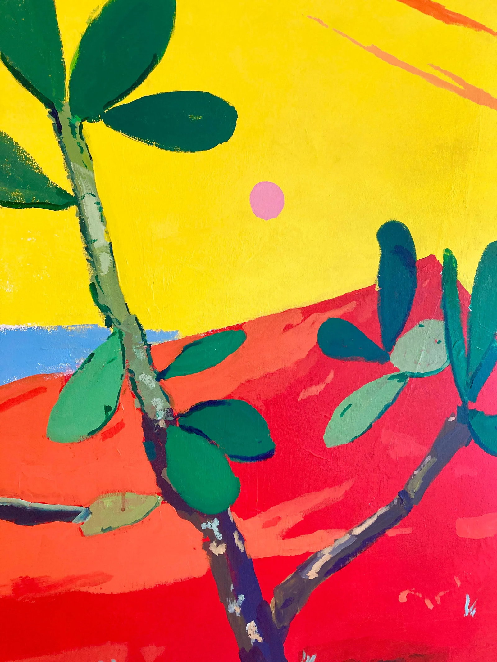 Persevering Through the Heat of the Desert Sun Contemporary Original Fauvist Landscape Painting by - 5