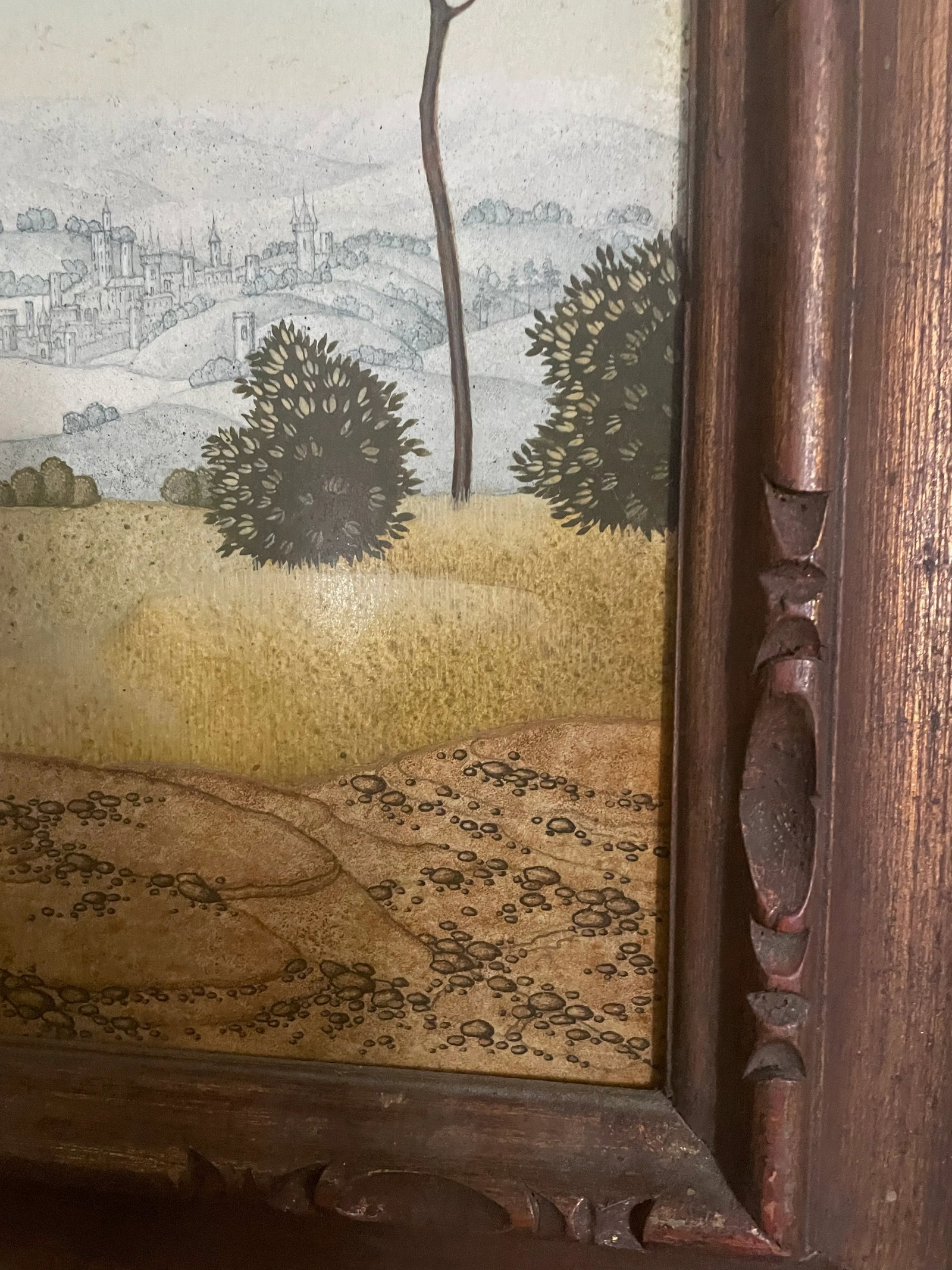 1970 Magic Realist Tempera Painting by Vojen W. Cech Colini - 5