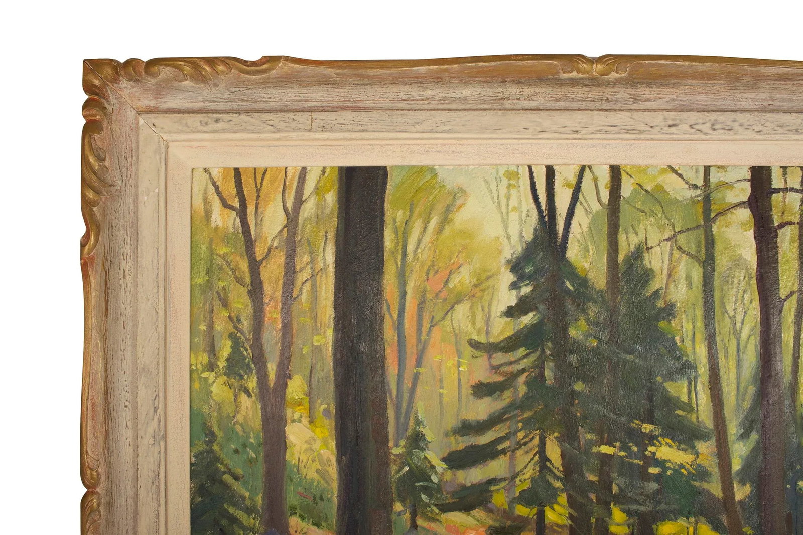 Original Frank Shirley Panabaker Painting Oil on Masonite - 4