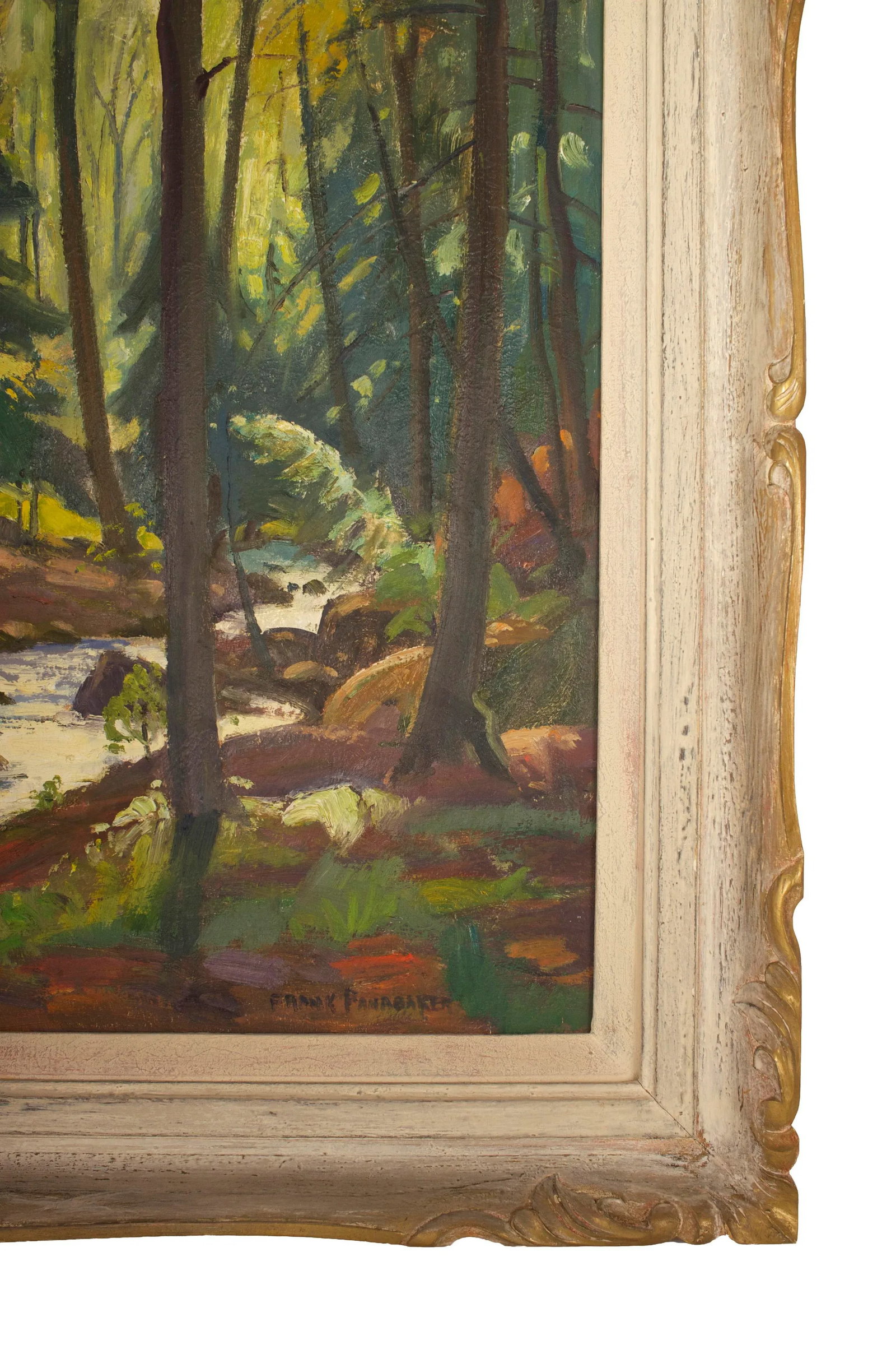 Original Frank Shirley Panabaker Painting Oil on Masonite - 7