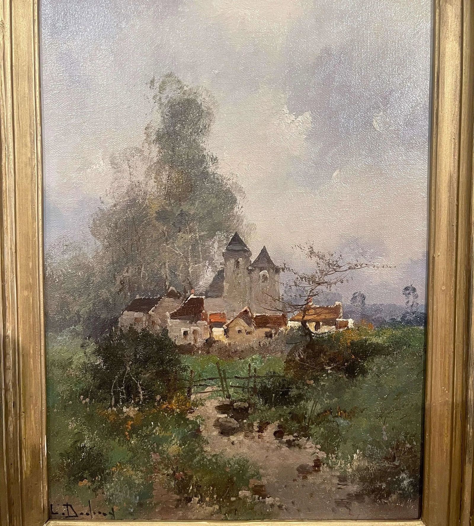 19th Century Landscapes Paintings Signed Dupuy for E. Galien-Laloue, Set of Two - 7