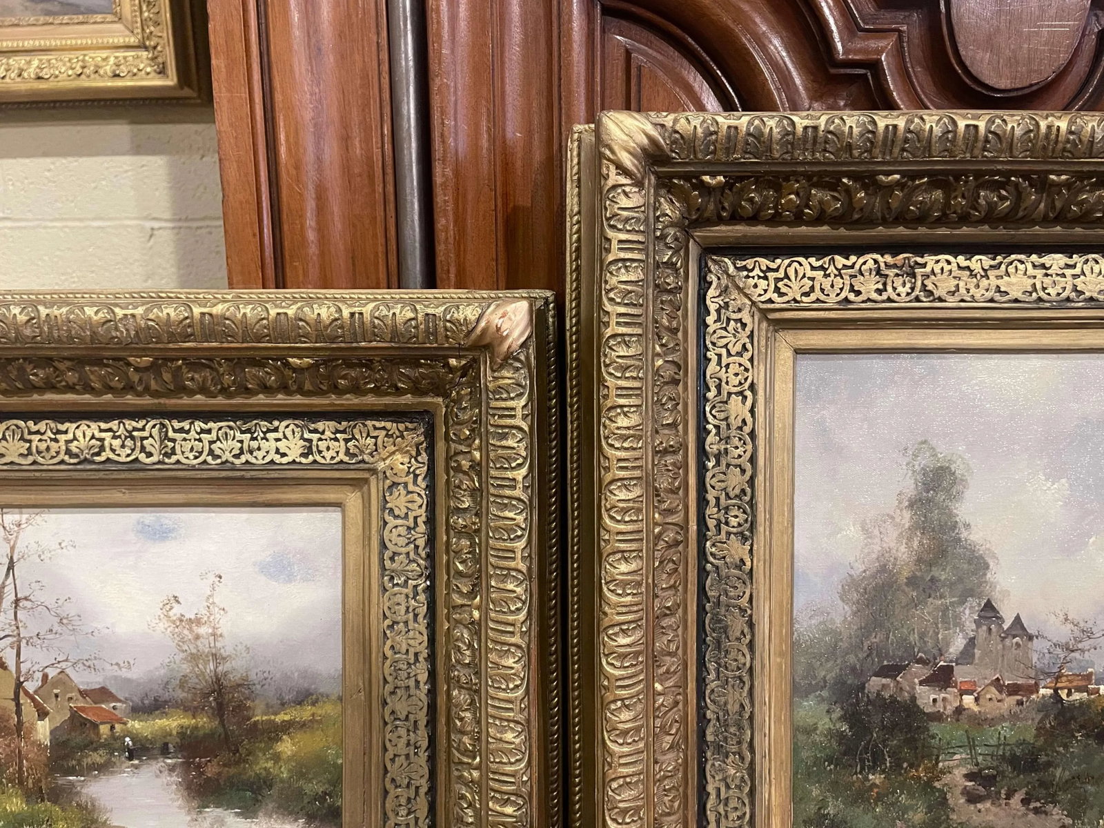 19th Century Landscapes Paintings Signed Dupuy for E. Galien-Laloue, Set of Two - 9