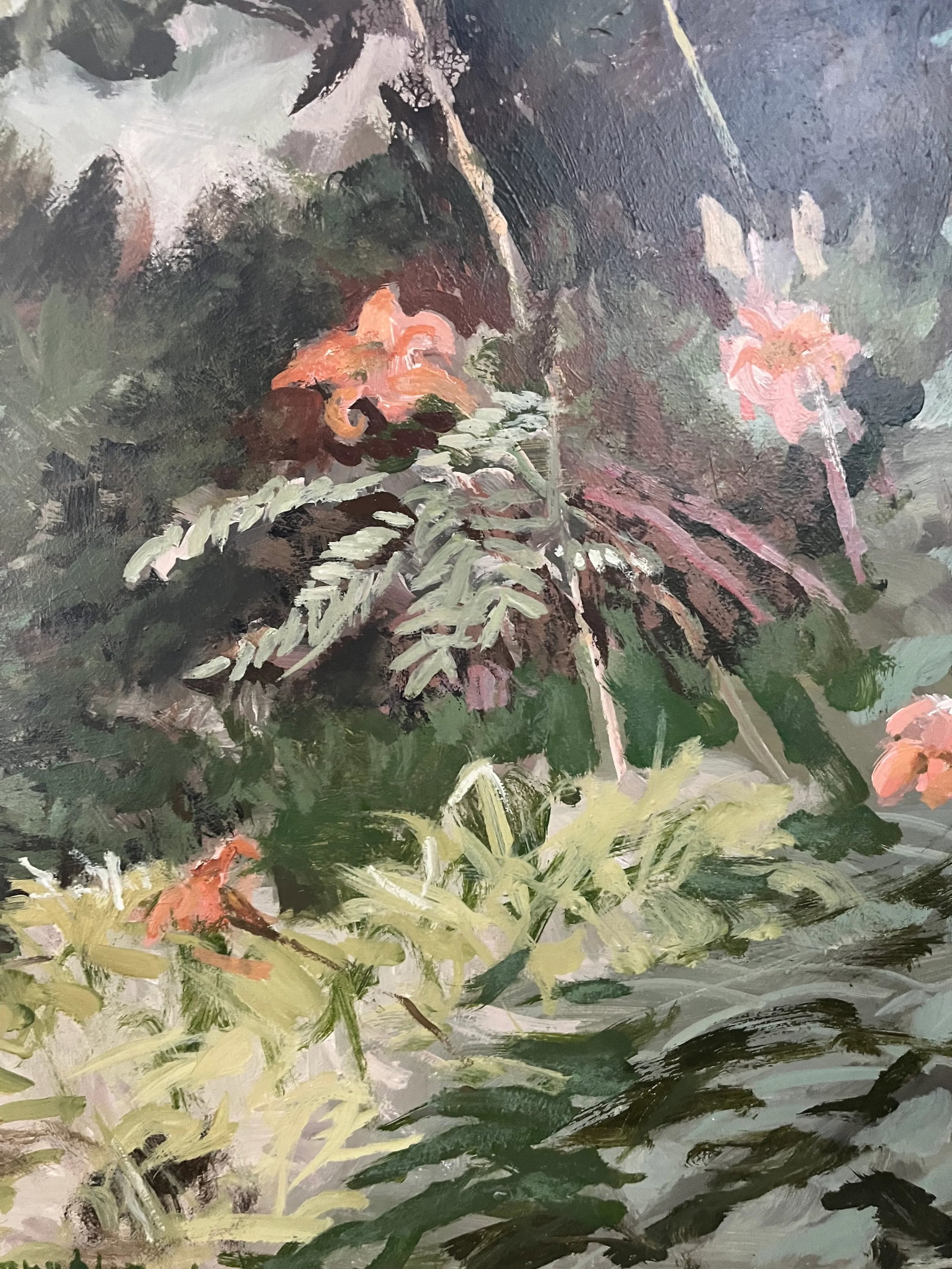 Carl D. Laughlin Jr. Oil on Board Stunning Rare Bucks County Pa Landscape Framed Signed Original - 9