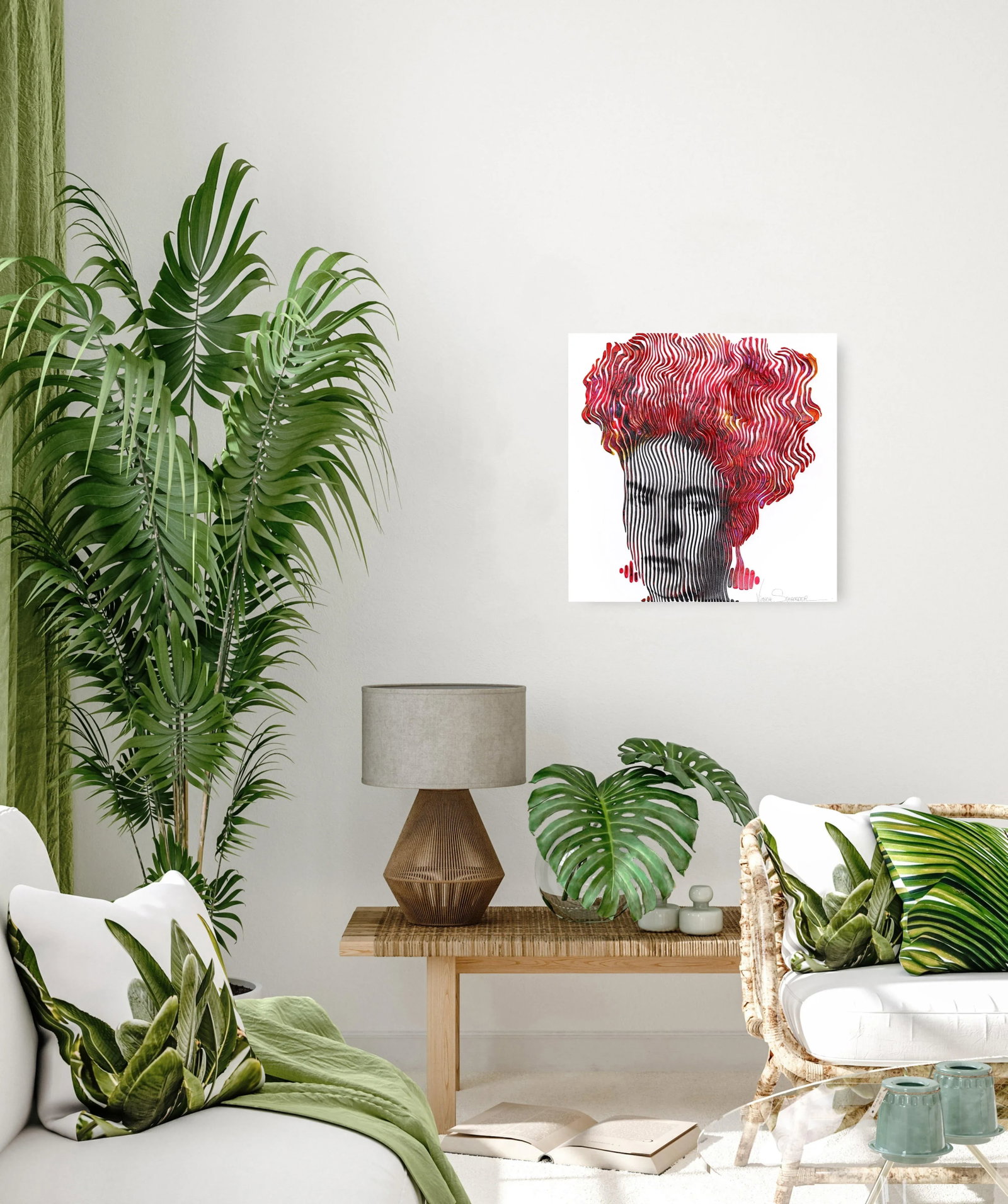 Frida Kahlo a Strong Sweetness and Unique Talent Original Artwork by Virginie Schroeder - 7